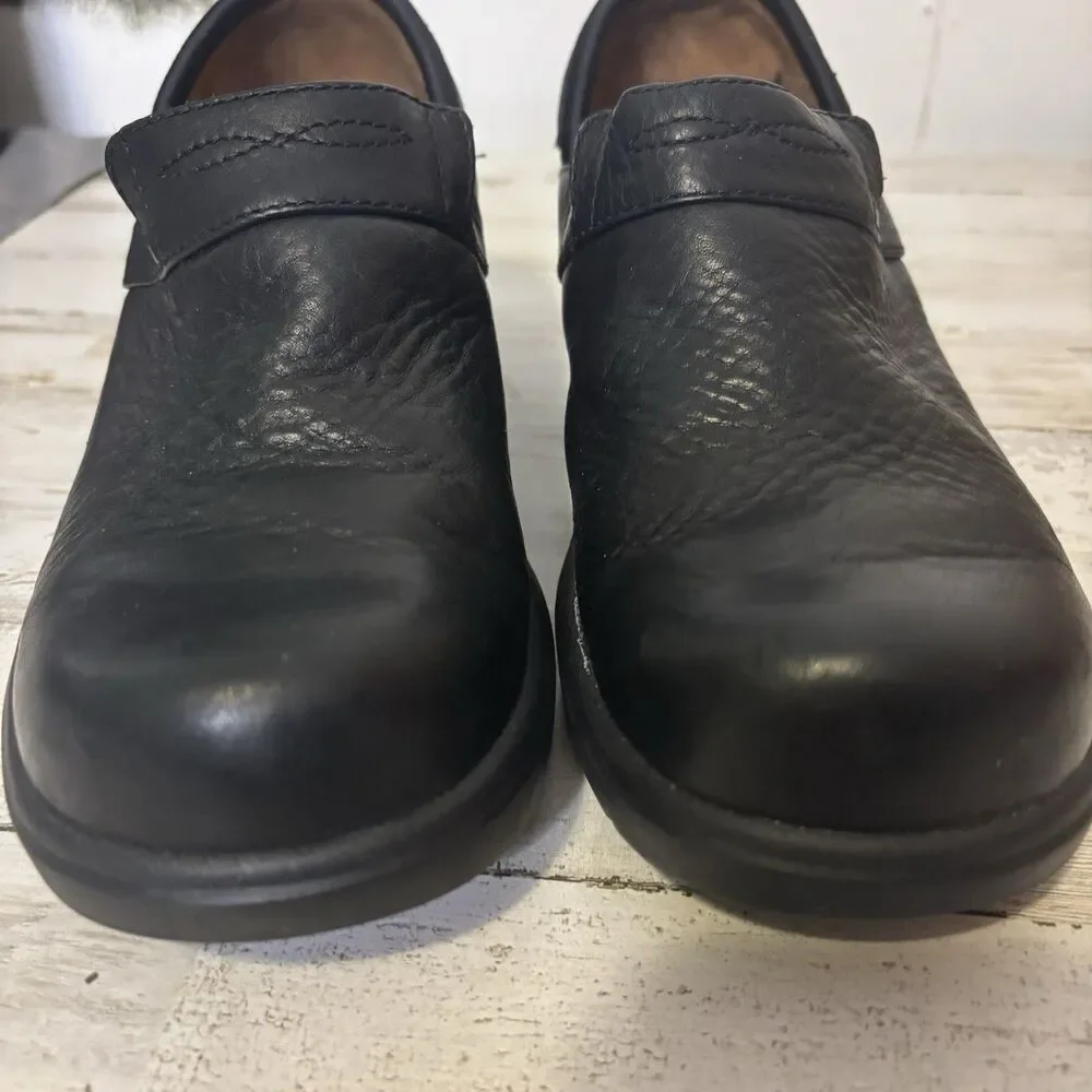 ARIAT Santa Cruz Western Leather Black Clog Comfort Shoes Women's Size 8.5 B - Picture 7 of 13